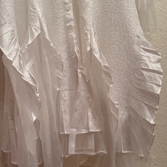 Curvy Plus Size Elegant Luxury White Dress Size 2 X - Picture 11 of 16